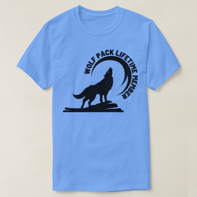 T-shirt Wolf Pack Adhésion à vie 1 (Design devant)