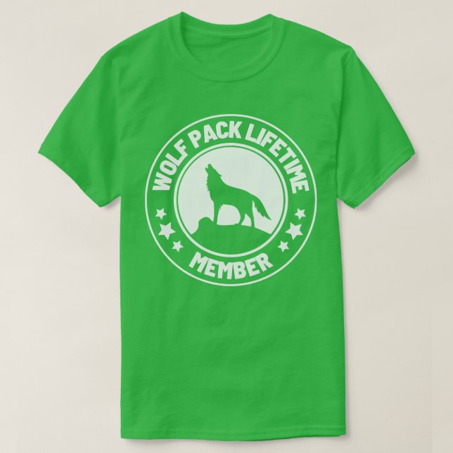 T-shirt Wolf Pack Adhésion à vie 40 (Design devant)