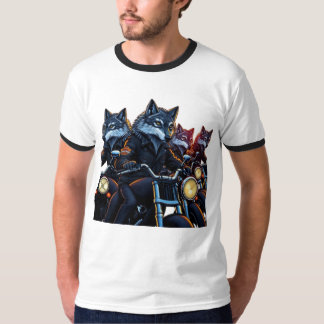 T-shirt Wolf Pack Bikers