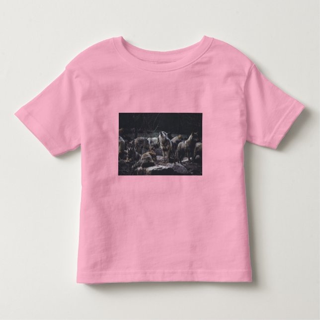 T-shirt Wolf Pack Toddler (Devant)