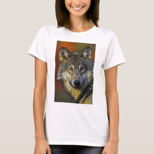 T-shirt Wolf Photographie Art Spirit Guide Amour animal