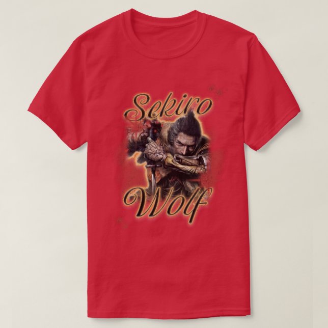 T-shirt Wolf Sekiro Aéroport Vintage Tee (Design devant)