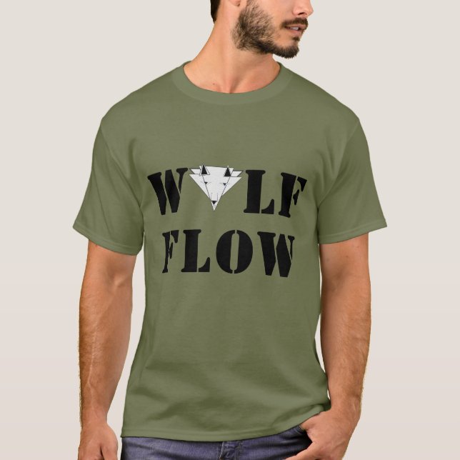 T-shirt WOLF SHIRT by Approachable Wolf  (Devant)