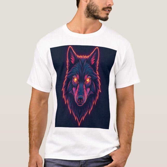 T-shirt Wolf sweatshirt hoodie  (Devant)