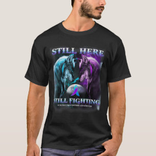 T-shirt Wolf Toujours Là Pour Lutter Contre Le Suicide