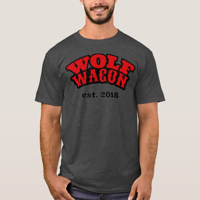 T-shirt Wolf Wagon DJ Wolf 2020 (Devant)
