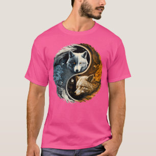 T-shirt Wolf Yin Yang