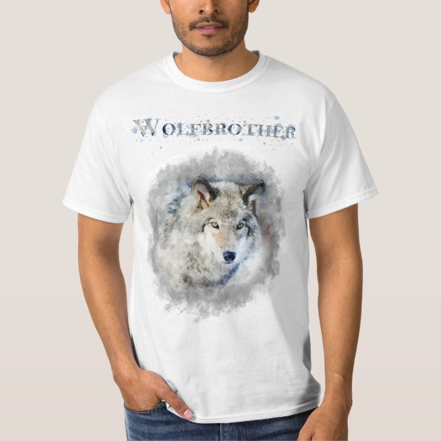 T-shirt Wolfbrother Wheel of time inspired (Devant)