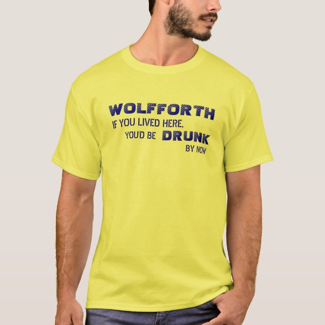 T-SHIRT WOLFFORTH EST HUMIDE ! (Devant)