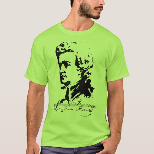 T-SHIRT WOLFGANG AMADEAUS MOZART (Devant)