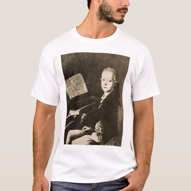 T-shirt Wolfgang Amadeus Mozart (Devant)
