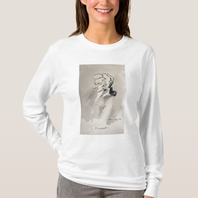 T-shirt Wolfgang Amadeus Mozart (Devant)