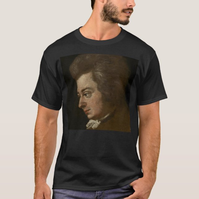 T-shirt Wolfgang Amadeus Mozart (1756-1791) Par Joseph (Devant)