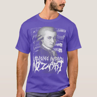 T-shirt Wolfgang Amadeus Mozart Metal