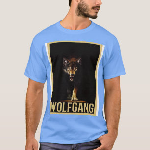 T-shirt Wolfgang Wolf Outfit Le Jour Du Nom Avec Le Nom 9