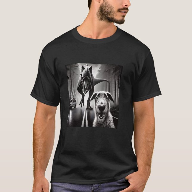 T-shirt Wolfhound Aventure En Forêt Jurassique (Devant)