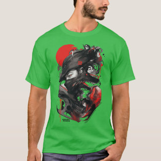 T-shirt Wolfman Vaporwave Streetwear Urban Premium friend 