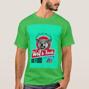 T-shirt Wolfs Tooth Dog Graphisme alimentaire 