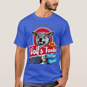 T-shirt Wolfs Tooth Dog nourriture sale Hippie saveur