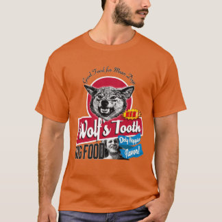 T-shirt Wolfsooth Dog Food Dirty Hippie Flavor funny retro