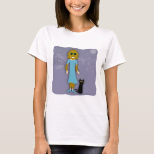 T-shirt Wolfy Girl Cartoon Halloween personnage Art
