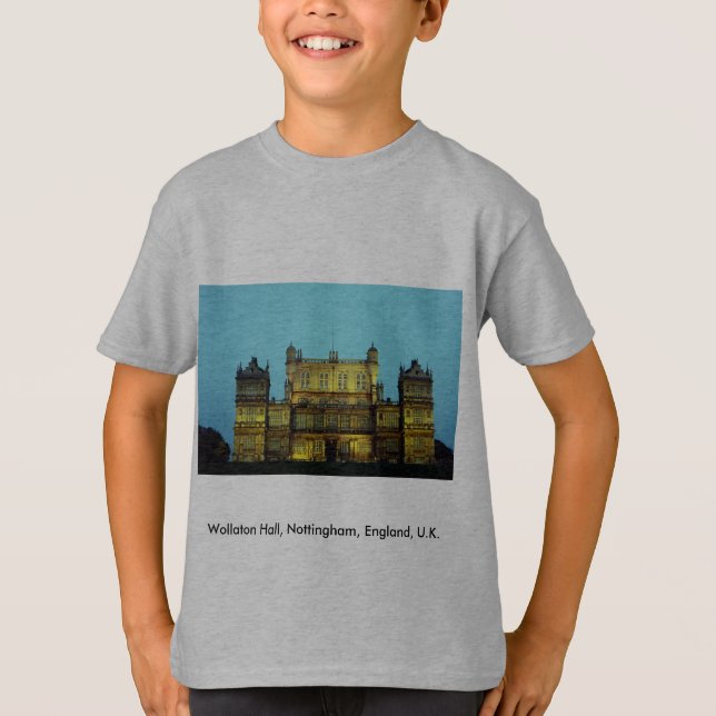 T-shirt Wollaton Hall, Nottingham, Angleterre, R-U (Devant)