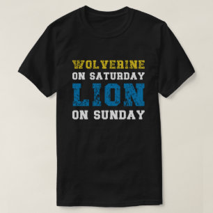 T-shirt Wolverine Le Samedi Lion Le Dimanche