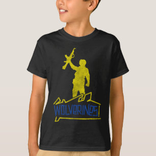 T-shirt Wolverines soutiennent l'Ukraine