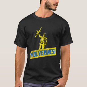 T-shirt Wolverines soutiennent l'Ukraine, soutenez l'Ukrai