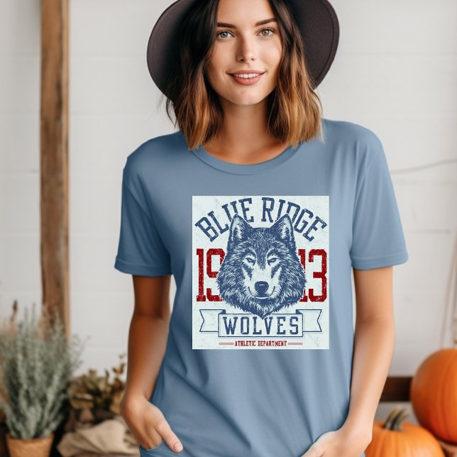 T-shirt Wolves Blue Ridge (Créateur téléchargé)
