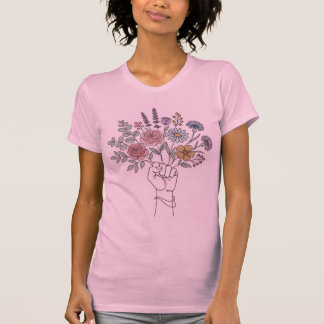 T-shirt Woman: The Fist of Change & The Heart of Bloom
