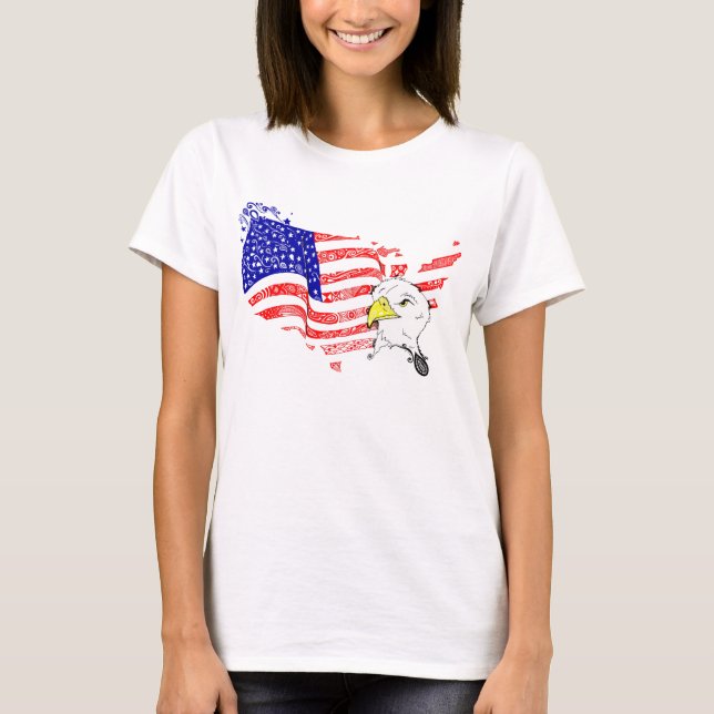 T-shirt woman USA (Devant)