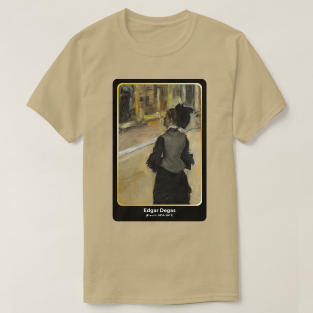 T-shirt Woman Viewed from Behind al ART (Design devant)