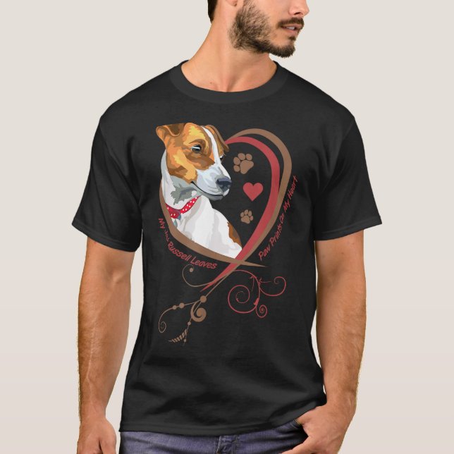 T-shirt Womans Jack Russell Terrier Shirt Parson Russell T (Devant)