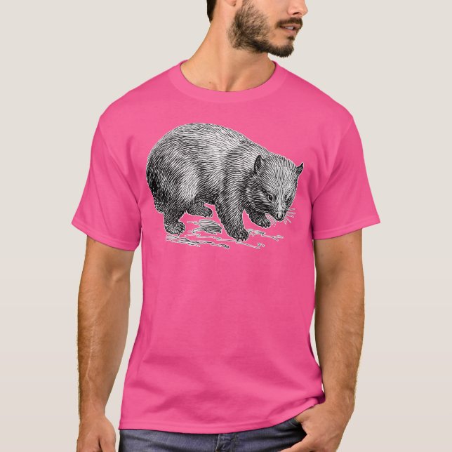 T-shirt Wombat Animal (Devant)