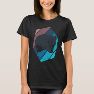 T-shirt Wombat Artsy Style Rodent Animal Faune Nature