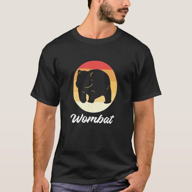 T-shirt Wombat At Sunset Zookeeper (Devant)