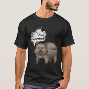 T-shirt Wombat Australie