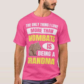 T-shirt Wombat Australie Pour Votre Grand-Mère Wombat