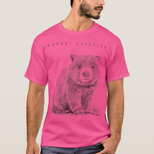 T-shirt Wombat Cudely Australia Wombat (Devant)