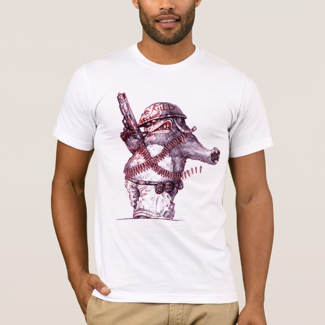 T-shirt Wombat de combat (Devant)