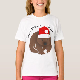T-shirt Wombat de Noël
