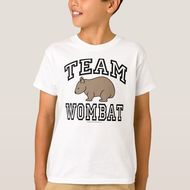 T-shirt Wombat d'équipe (Devant)