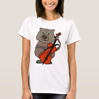T-shirt Wombat drôle jouant la bande dessinée de