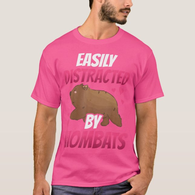 T-shirt Wombat facilement distrait Marsupial Wombat (Devant)