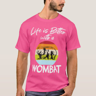 T-shirt Wombat Funny Animal Lots Wombat