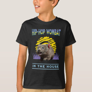 T-shirt Wombat Hip-hop Drôle dans la Maison