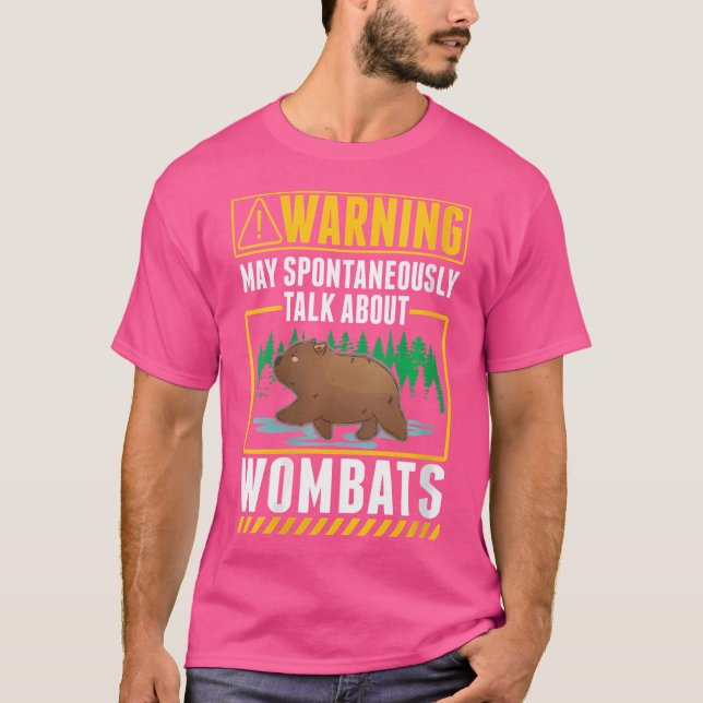 T-shirt Wombat Lover (Devant)