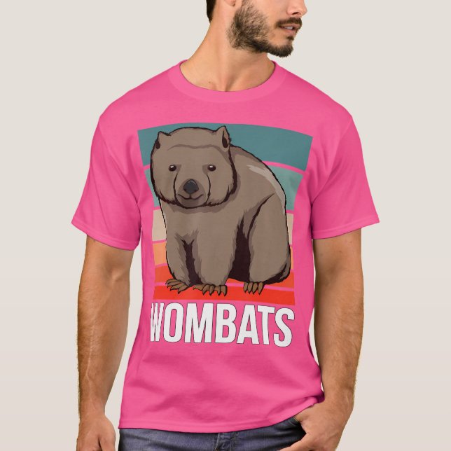 T-shirt Wombat Lover Australie Wombat (Devant)