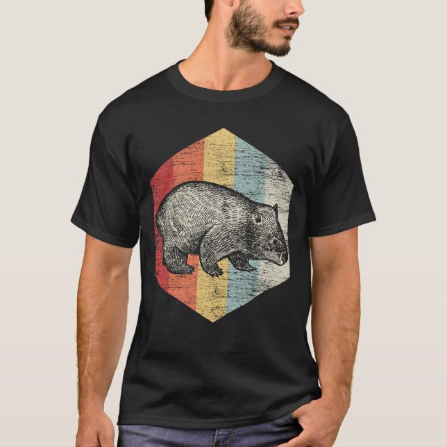 T-shirt Wombat Polygon (Devant)